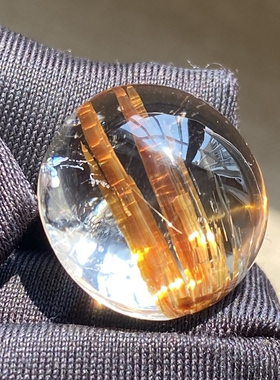 天然水晶钛晶吊坠裸石男女款发晶饰品项链挂坠 一物一图