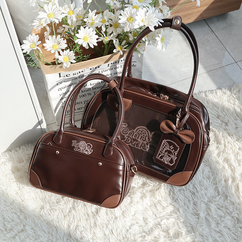 【复古鸭鸭】soda薄荷茶原创痛包20cm娃包日常女单肩托特包大容量,淘宝优惠券,粉丝福利购,淘宝优惠卷