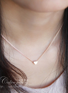 精美钛钢包18k真金细女短款项链