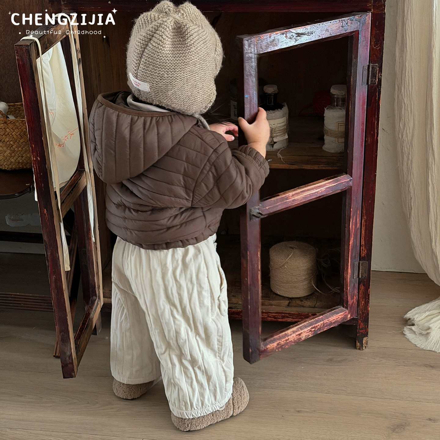 女童冬装连帽棉衣套装男宝宝夹棉加厚保暖棉服外套婴幼儿加绒裤子,淘宝优惠券,粉丝福利购,淘宝优惠卷