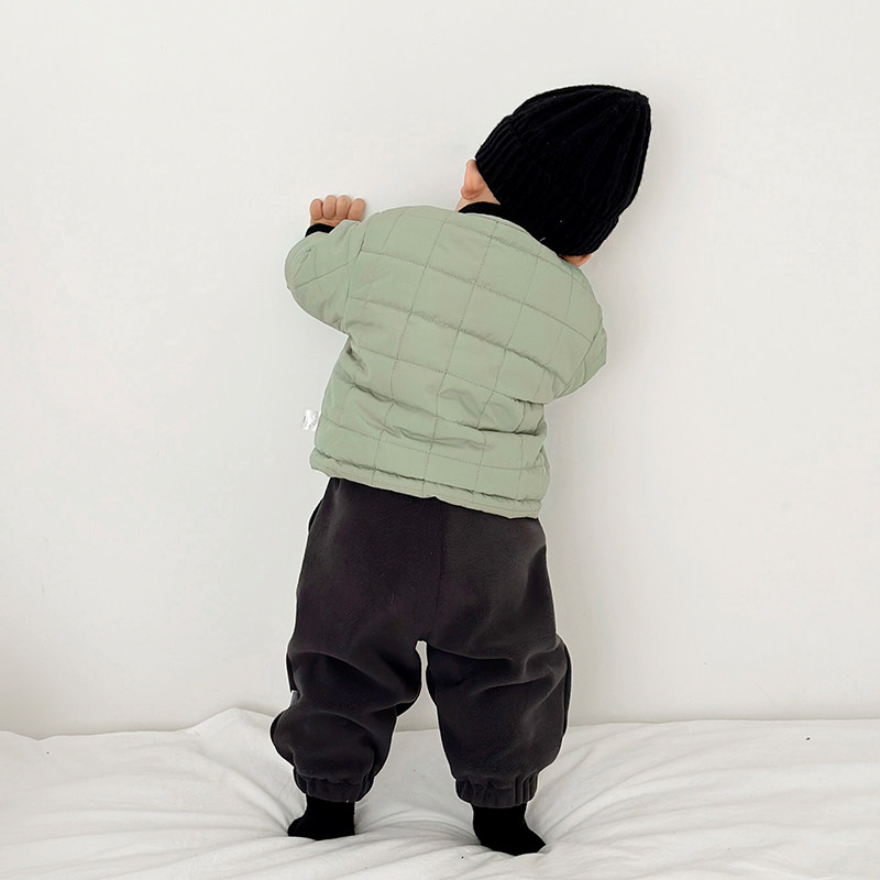 男童冬季加绒棉服套装女宝宝加厚外套针织衫内搭婴儿保暖束脚裤潮,淘宝优惠券,粉丝福利购,淘宝优惠卷