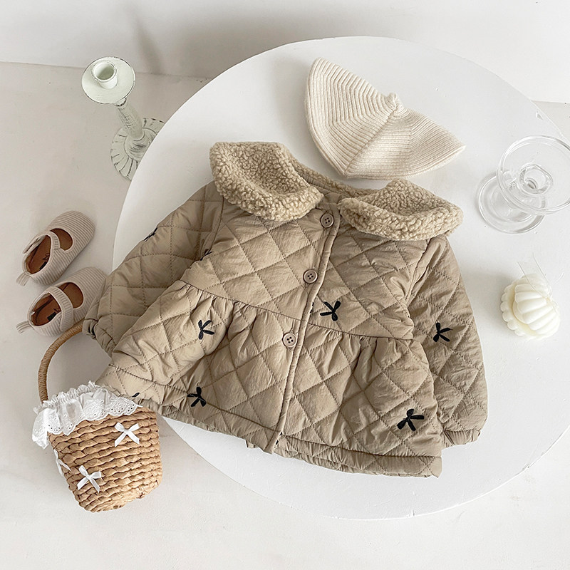 韩版女童冬装加绒棉服婴儿夹棉衣洋气小女孩加厚保暖棉袄宝宝外套,淘宝优惠券,粉丝福利购,淘宝优惠卷