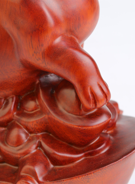 生肖狗新中式风雕刻元宝工艺品