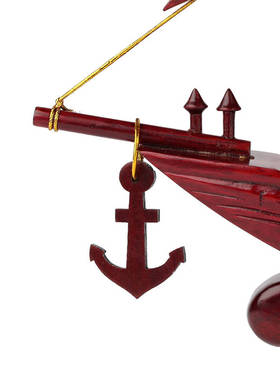 摆件雕刻工艺品微缩客厅帆船模型