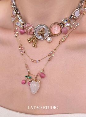 「艾瑞丝」星芒串珠叠戴项链中式项链choker度假小众辣妹锁骨链