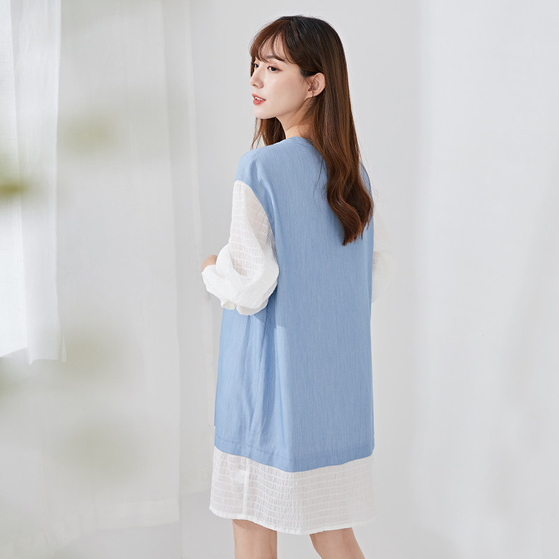 孕之彩孕妇连衣裙韩版洋气雪纺裙子 孕之彩服饰连衣裙