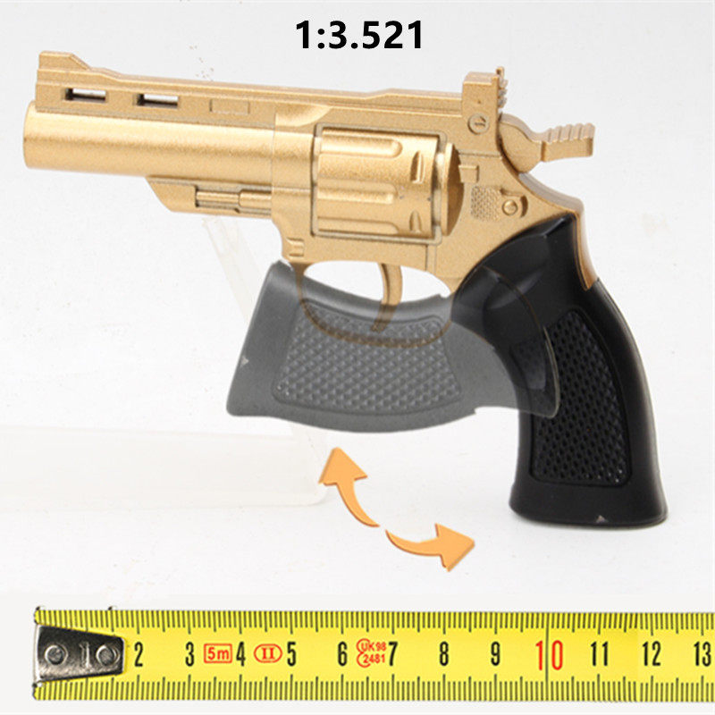 SY合金精工儿童玩具枪可折叠左轮手枪1：3.521迷你软弹枪模型男孩,淘宝优惠券,粉丝福利购,淘宝优惠卷