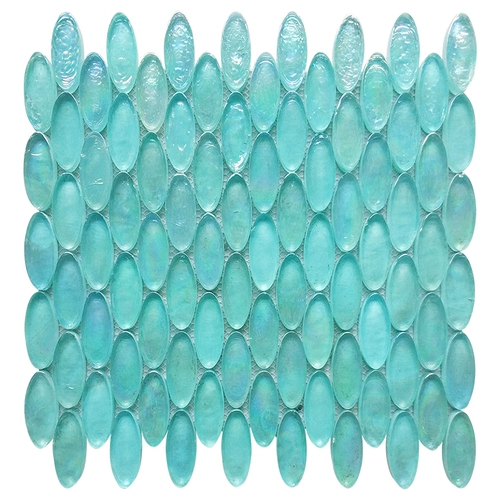 Простая фантомная фонаря фонаря глазированная мозаичная плит