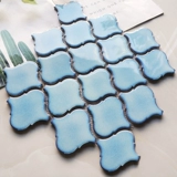 Ретро -лампа -керамический мозаичный телевизор, фон стена ванная комната кофейная сеть красная магазин плитка туалетная стойка бара