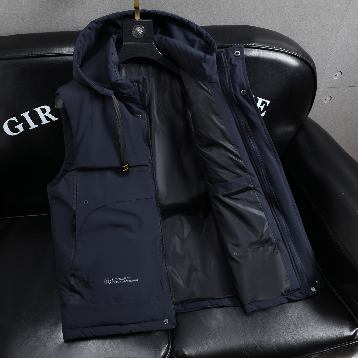 青少年马甲男款2025新款今年超好看羽绒棉高档男款爆款马夹 - 图2