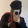 Japanese vintage wool black artistic beret hat