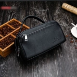 Сумка с петлей на руку, мужская маленькая сумка клатч, кожаная барсетка, небольшая сумка, из натуральной кожи