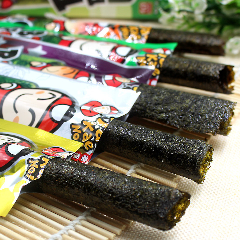 泰国进口小零食老板仔海苔卷紫菜 天成丰顺食品海苔系列