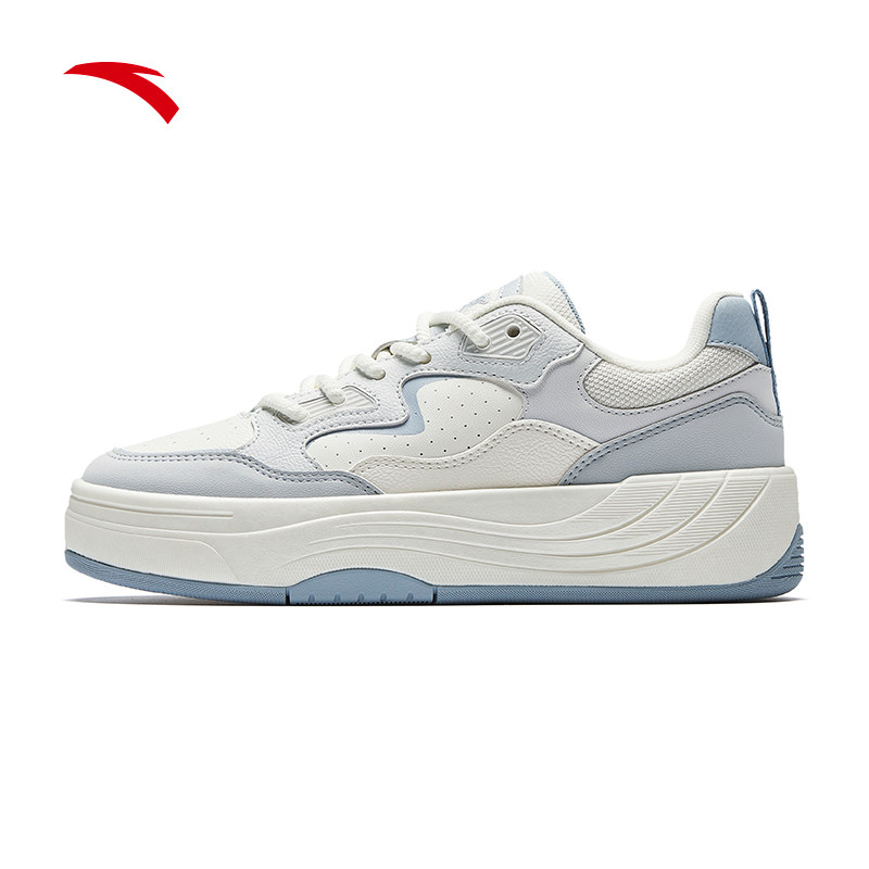 【关晓彤同款】安踏PG7厚底增高舒适板鞋女百搭运动鞋潮流小白鞋,淘宝优惠券,粉丝福利购,淘宝优惠卷