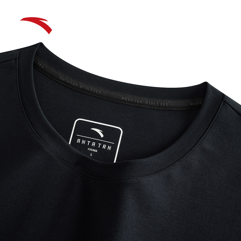 安踏运动长袖男款训练跑步吸湿透气柔软亲肤圆领长T恤男152537403,淘宝优惠券,粉丝福利购,淘宝优惠卷