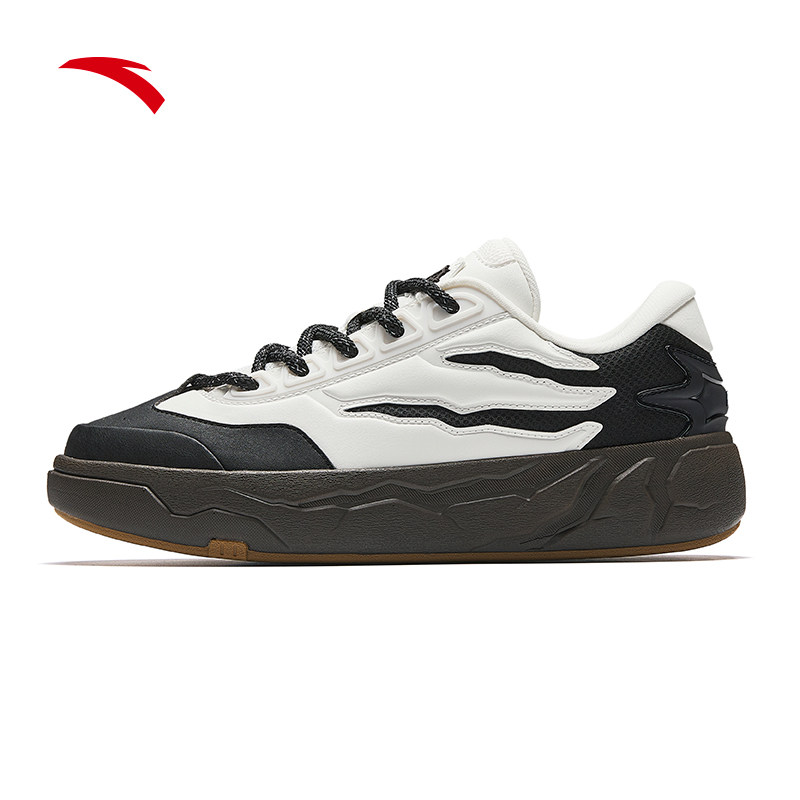 安踏霹雳丨潮流撞色低帮板鞋男鞋冬季百搭潮男运动鞋子112538075,淘宝优惠券,粉丝福利购,淘宝优惠卷