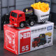 Domeka hamburger fries food transport alloy car mold