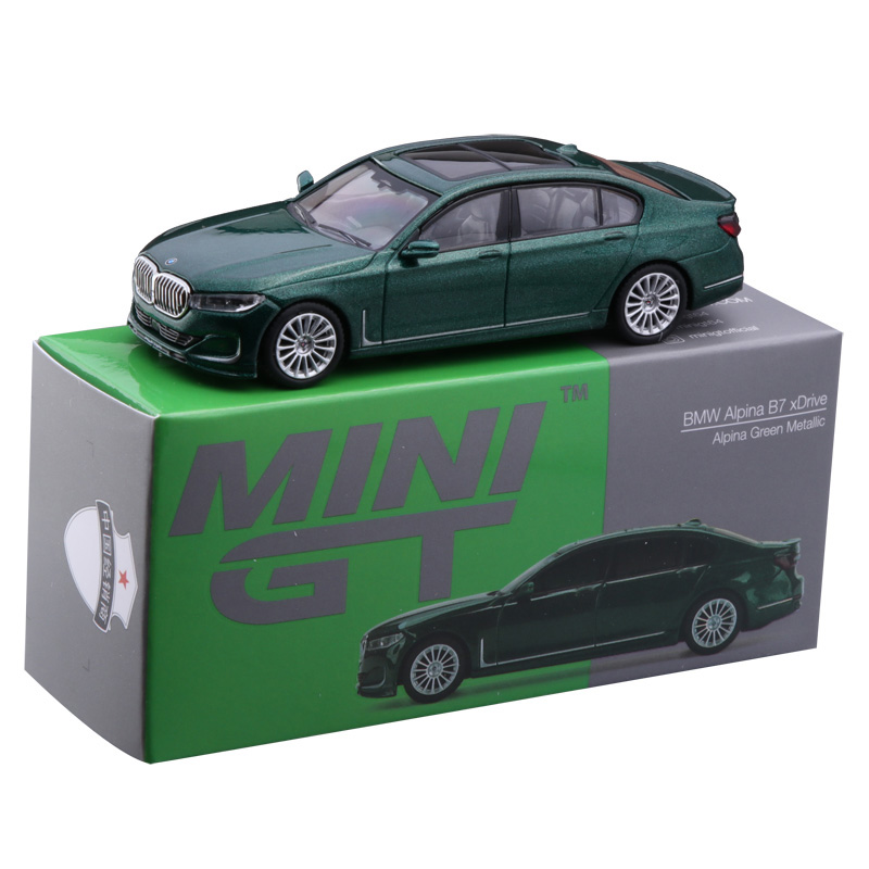 TSM MINIGT 492宾利飞驰敞篷墨绿 498 BMW宝马B7 1:64合金车模型 - 图3