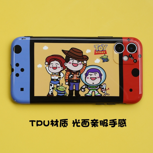 大發原创适用苹果14情侣手机壳软可爱超萌少女玩具总动员创意保护潮壳 - 图0