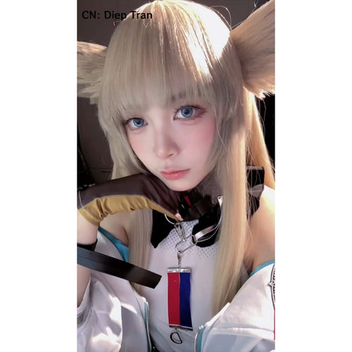 紫媗动漫cos明日方舟:终末地 佩丽卡cos狼卫cos陈千语cosplay C服 - 图0