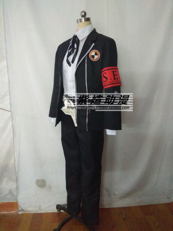 女神异闻录3男主人公 P3结城理鬼太郎cosplay服装定制-图0