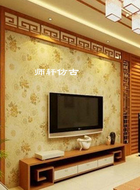 玄关隔断镂空背景墙东阳木雕定制