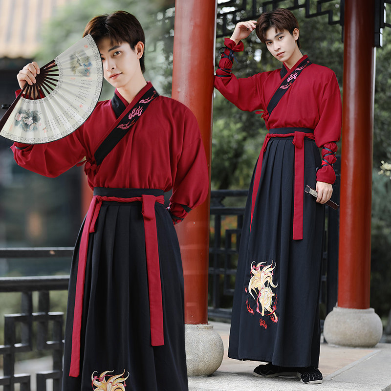 汉唐男汉服男装仙气中国风古代衣服套装武侠男士古装侠客古风