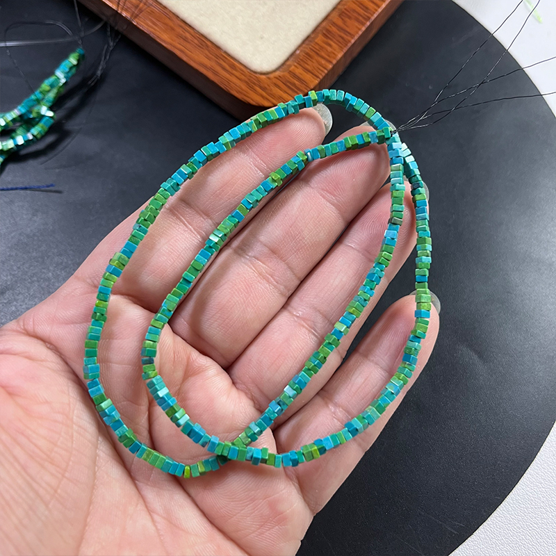 优化松石一条2.4mm*1mm半成品散珠极细DIY手链项链配珠隔珠半成品,淘宝优惠券,粉丝福利购,淘宝优惠卷