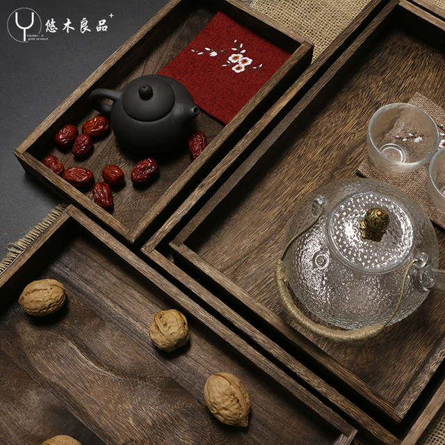 Japanese-style kale wood hotel photo shoots coffee shop tea tray