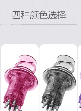 泡沫膏状头皮上药器药膏状凝胶粘稠导液梳挤压透明指环助推按摩器