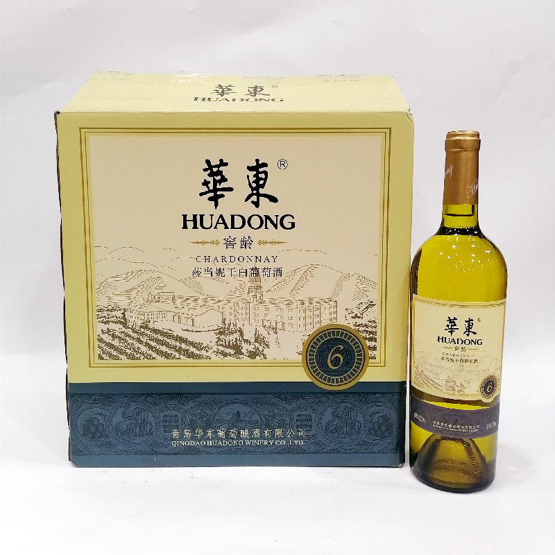 青岛华东葡萄酒莎达妮干白赤霞珠干红窖龄6年750ml/瓶-图2