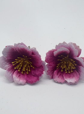 外贸花头假花仿真小雏菊磨布花婚庆花墙手工DIY小花朵头装饰花卉