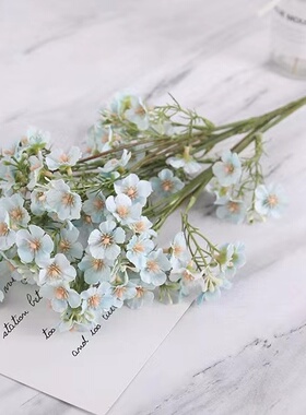 仿真花假花夜来香把束小碎花插花配件装饰品满天星假花婚庆DIY