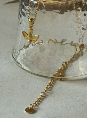 MINI BLOOM 小鸟项链 纯银电镀18K金自由个性百搭时尚设计款项链