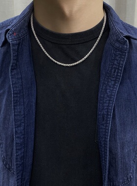 KORKEN嘻哈简约潮古巴项链龙骨链