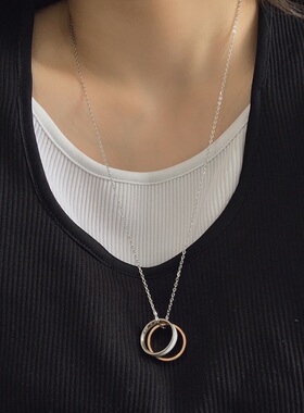 KORKEN韩版中性条纹钛钢戒指尾戒