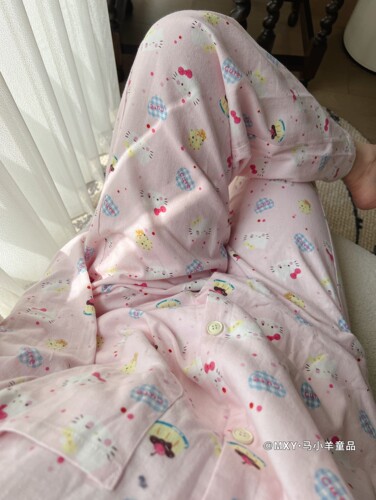 软糯舒适～A类磨毛亲子款家居服睡衣春秋冬男女童卡通家儿童套装 - 图2