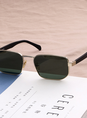 欧美潮牌街头时髦复古个性偏光墨镜女可配有度数近视太阳镜方框