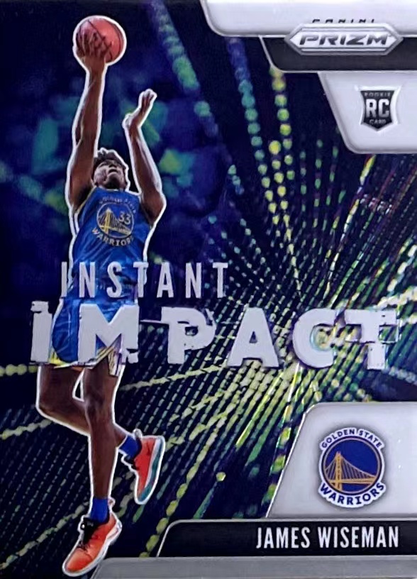 【iR】NBA球星卡 Panini詹姆斯怀斯曼 James Wiseman新秀卡-图1