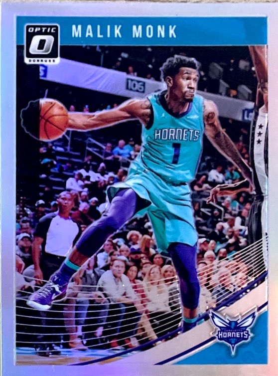 【iR】NBA球星卡 Panini 马利克 蒙克 Malik Monk 限量新秀普特卡 - 图1