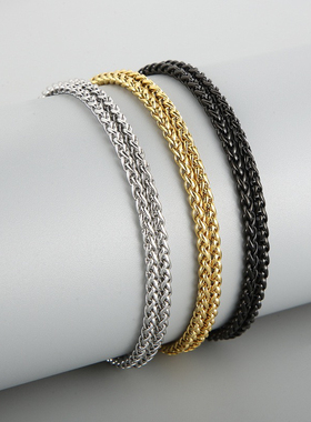 Men golden chains necklace stainless steel rapper hiphop new