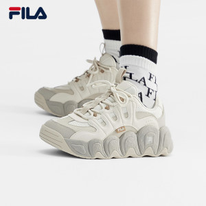 FILA 斐乐官方可颂鞋面包鞋老爹鞋女鞋厚底增高鞋子运动鞋休闲鞋