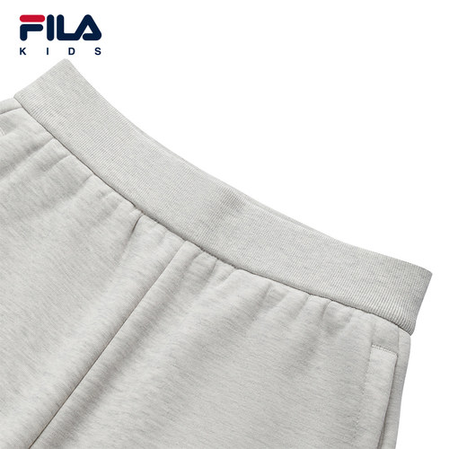 FILA KIDS斐乐童装男小童长裤2026春新款儿童加绒宽松休闲针织裤 - 图1