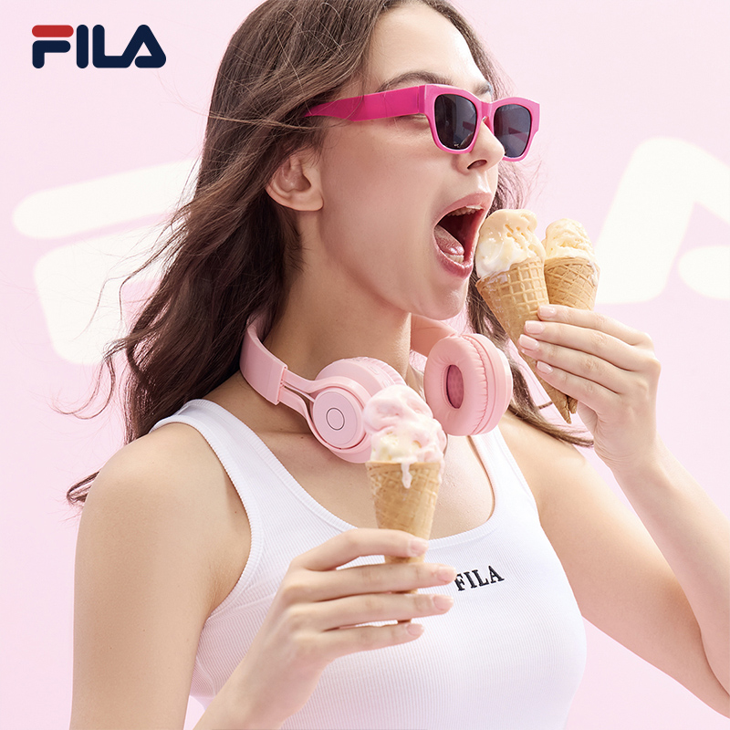 FILA 斐乐运动吊带背心女2024夏季新款外穿无袖短款T恤内搭上衣 - 图0