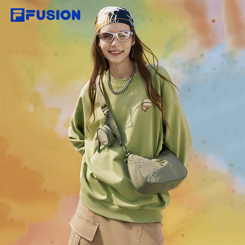 FILA FUSION 斐乐潮牌 女包小挎包运动腋下包休闲包斜挎包单肩包 - 图2