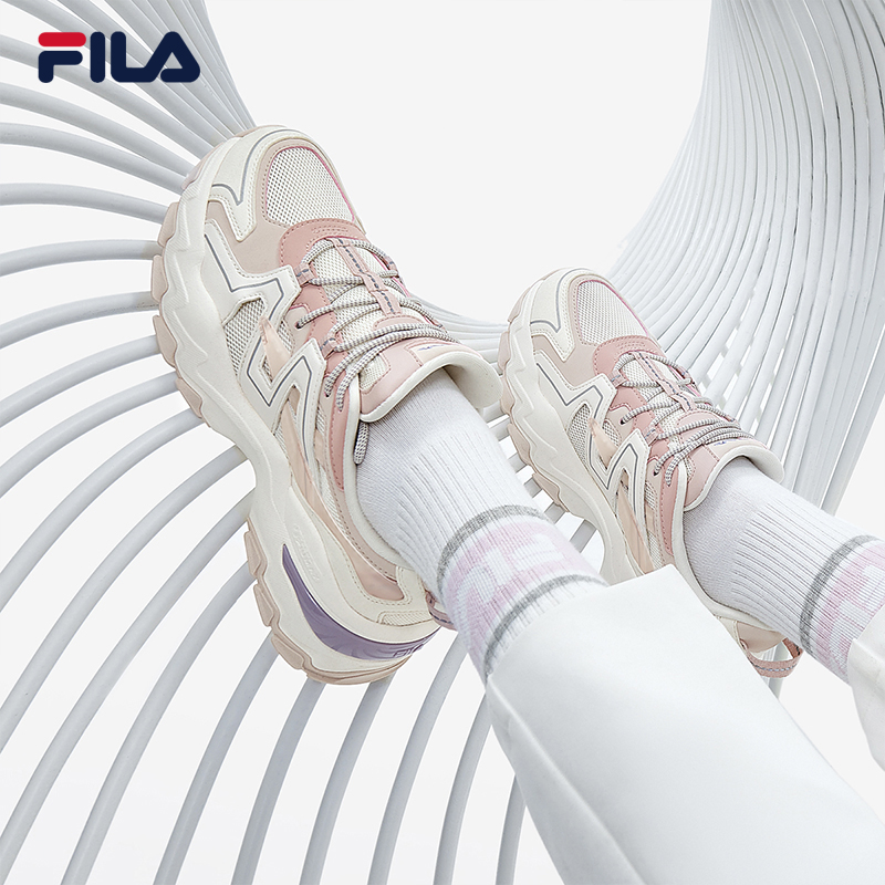 高圆圆同款fila欧若拉老爹厚底女鞋 FILA板鞋/休闲鞋