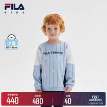 FILA KIDS Filaboy clothing mens wear and clothing 2024 spring new childrens tennis sport sleeve headblouse
