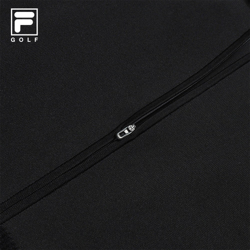 FILA斐乐高尔夫商务运动系列短款翻领编织开衫冬季新款保暖毛衣女 - 图3