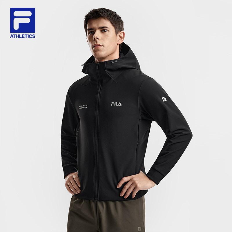 FILA斐乐官方男针织连帽外套26春新款健身运动跑步户外通勤风上衣,淘宝优惠券,粉丝福利购,淘宝优惠卷