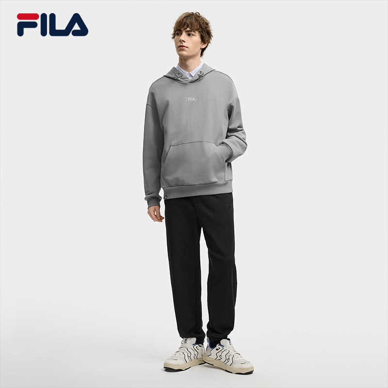 FILA 斐乐官方男士针织长裤2025冬季新款时尚简约休闲舒适收口裤,淘宝优惠券,粉丝福利购,淘宝优惠卷